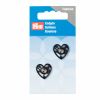 Snap Fastener, Heart 18mm Black | Prym