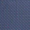 Cotton Print Fabric | Floral Oval Navy