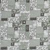 Cotton Print Fabric | Floral Patchwork Sage