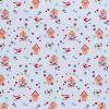 Cotton Print Fabric | Home Tweet Home Sky Blue