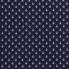 Cotton Print Fabric | Sail Away - Anchors Navy