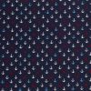 Cotton Print Fabric | Sail Away - Anchors Navy Multi