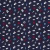 Cotton Print Fabric | Sail Away - Sea Notions Navy Multi