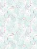 Winged Whisper Fabric | Swirling Confetti Teal