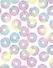 Circle Burst Extra Wide Fabric | White/Multi