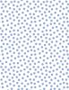 On The Dot Fabric | Light Blue On White