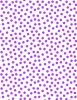 On The Dot Fabric | Purple On White