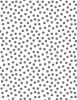 On The Dot Fabric | Grey On White