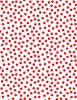 On The Dot Fabric | Red On White