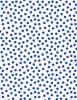 On The Dot Fabric | Blue On White