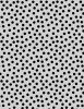 On The Dot Fabric | Black Dots On Grey