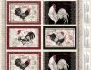 Proud Rooster Fabric | Placemat Panel