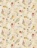 Gnome & Garden Fabric | Flower Toss Cream