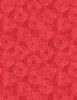 Circle Burst Fabric | Cherry Red