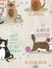 Purrfect Partners Fabric | Cats & Phrases Cream