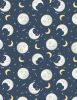 Reach For The Stars Fabric | Moon Toss Navy