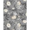 Lockwood Manor Fabric | Large Floral Dark Grey