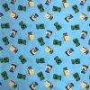 Licensed Cotton Fabric | Minecraft Friends Light Blue