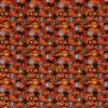 Cotton Print Fabric | Camouflage Badges Terracotta