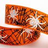 Spiders Web Halloween Grosgrain Ribbon | 25mm x 5m Roll