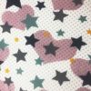 Micro Fleece Printed | Heart & Star Cream