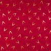 Stitch It, Festive Metallic Fabric | Reindeer Red