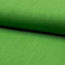 Summer Slubbed Cotton Fabric | Green