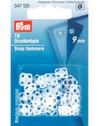 Snap Fastener Plastic, Square White | Prym