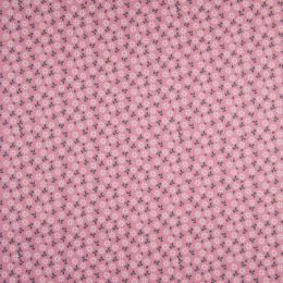 Floral Ditsy Fabric | Fuchsia Grey