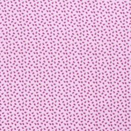 Cotton Print Fabric | Summer Stem Candy Pink