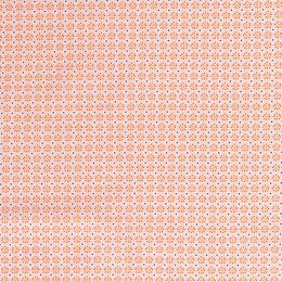 Cotton Print Fabric | Linear Daisy Peach