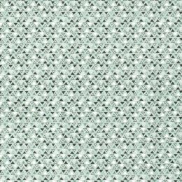 Cotton Print Fabric | Geo Shapes Light Sage