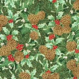 Robert Kaufman Fabric | Holiday Flourish - Festive Finery - 22289-459