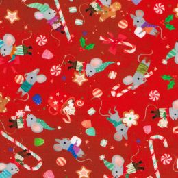 Robert Kaufman Fabric | Jingle Pals 22601-113