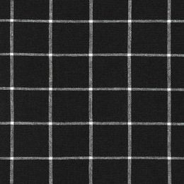 Robert Kaufman Fabric | Essex Yarn Dyed Wovens Fine check Black