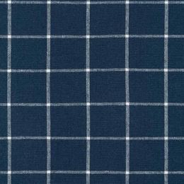 Robert Kaufman Fabric | Essex Yarn Dyed Wovens Fine check Indigo