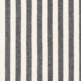 Robert Kaufman Fabric | Essex Yarn Dyed Wovens Stripe Black