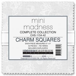 Robert Kaufman Fabric | Mini Madness Charm Pack