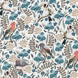 Robert Kaufman Fabric | Feathers And Flora 22746-1