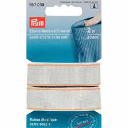 Loom Elastic Extra Soft, 20mm White | Prym