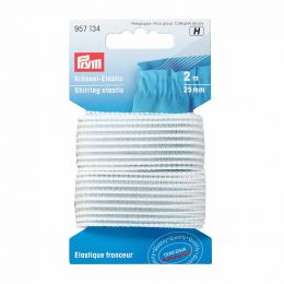 Shirring Elastic, 25mm x 2m - White | Prym