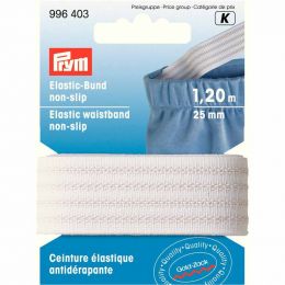 Elastic Waistband Non Slip, 1.2m - White | Prym