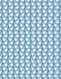 Windsong Meadow Fabric | Climbing Tulips Blue