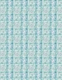 Enchantment Fabric | Leafy Plaid Blue