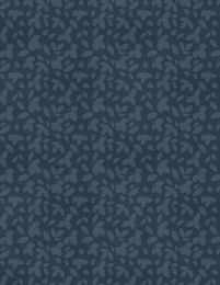 Enchantment Fabric | Leaf Ditzy Dark Blue