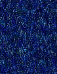 Diamond Dots Fabric | Blue