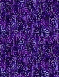 Diamond Dots Fabric | Purple