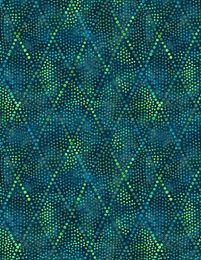 Diamond Dots Fabric | Teal