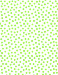 On The Dot Fabric | Green On White