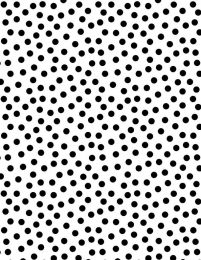 On The Dot Fabric | Black On White